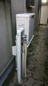 給湯器交換　名古屋市昭和区 佐々木様邸 (2)